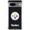 NFL Pittsburgh Steelers Distressed Google Pixel 8a Clear Case